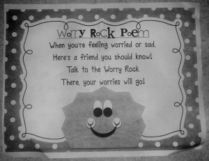 Worry Rock Poem