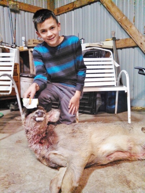 B's First Whitetail